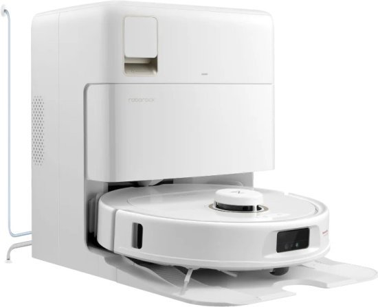 שואב אבק רובוטי עם מערכת מילוי וריקון אוטומטיים Roborock QRevo MaxV צבע לבן