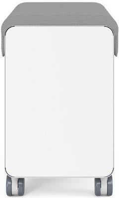 שידת מגירות עם גלגלים דגם Mini-Comfy מבית Keisar - צבע לבן