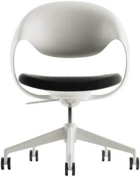 כיסא משרד אורטופדי דגם Sitplus Loop מבית Keisar - צבע לבן