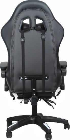 כיסא גיימינג Tesla 7001 כחול עם הדום ועיסוי