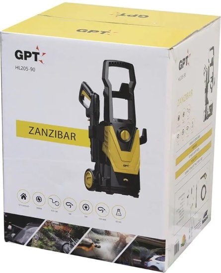 מכונת שטיפה בלחץ 135 באר GPT HL205-90 1800W