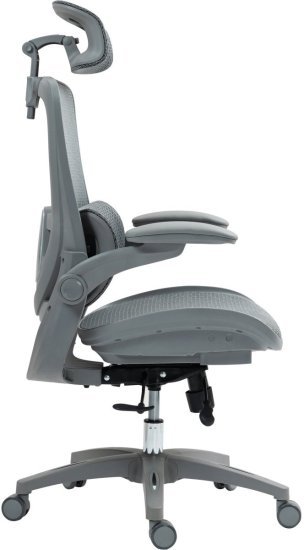 כיסא משרדי ארגונומי דגם AIR10 סדרת Air Flex מבית Dragon Smart Tech - צבע אפור