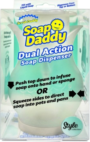 Soap Daddy - מתקן סבון נוזלי דו-פעולתי מבית Scrub Daddy