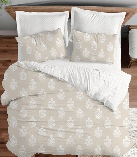 סט מצעים 4 חלקים פרקל 100% כותנה 90x200 ס"מ סדרת Exclusive מבית Homestyle – דגם Tomer