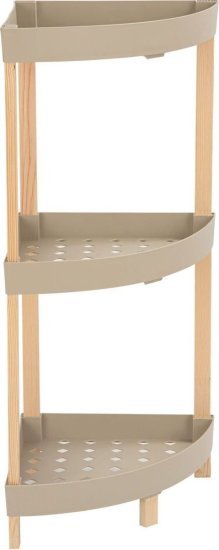 ארגונית פינתית 3 מדפים סדרת Fixwood מבית Buona Casa