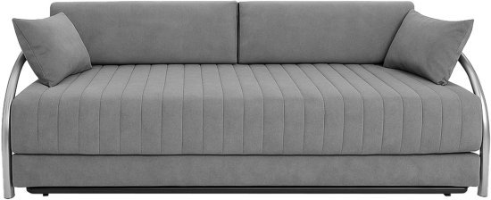 ספת נוער נפתחת למיטה זוגית עם מנגנון על קל וארגז מצעים King Comfort - צבע אפור