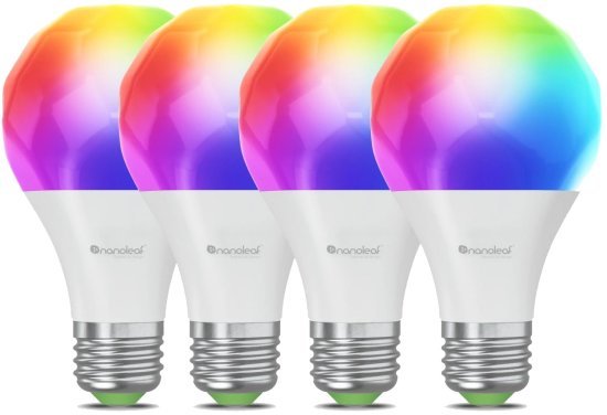 מארז 4 נורות חכמות Nanoleaf Essentials Matter Wi-Fi A60 E27