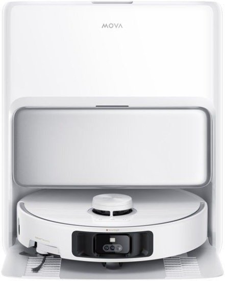 שואב אבק ושוטף רובוטי עם תחנת ריקון אוטומטית Mova P50 Pro Ultra צבע לבן