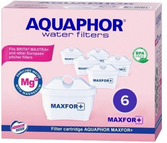 שישיית סננים עם מגנזיום Maxfor+ Mg – AQUAPHOR