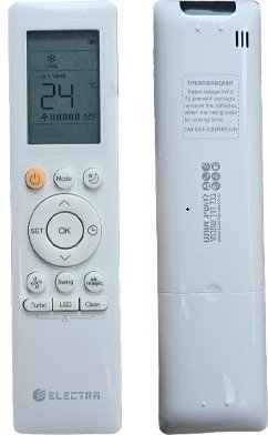 שלט מקורי למזגני אלקטרה הדור החדש דגם RC11