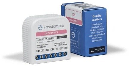 מודול מגע יבש 2 יציאות דגם SW0702E מבית Freedompro