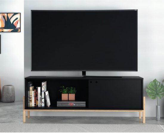 מזנון טלוויזיה דגם Mistral מבית Bradex - צבע שחור