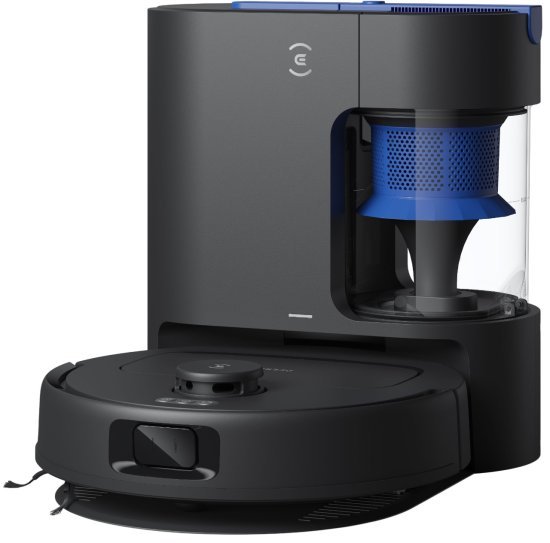 שואב אבק ושוטף רובוטי Ecovacs Deebot N20e Plus עם תחנת ריקון צבע שחור