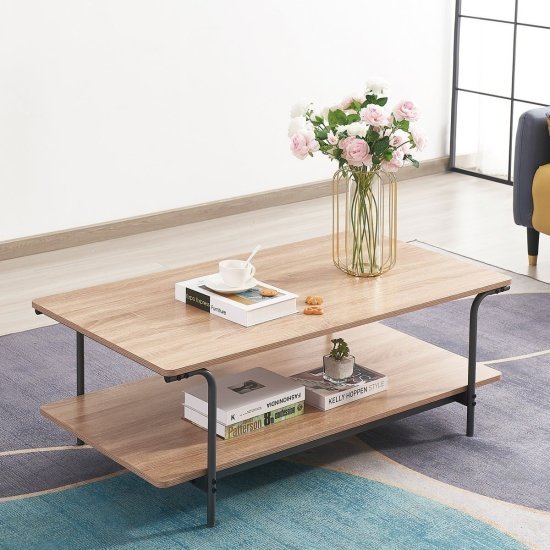 שולחן סלון עם מדף Arena Bradex אלון