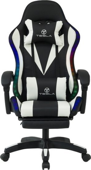 כיסא גיימינג עם LED וכרית עיסוי – Tesla 7031