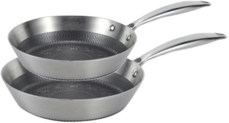 סט מחבתות ציפוי היברידי 24+28 ס"מ – Maestro Steel Darna