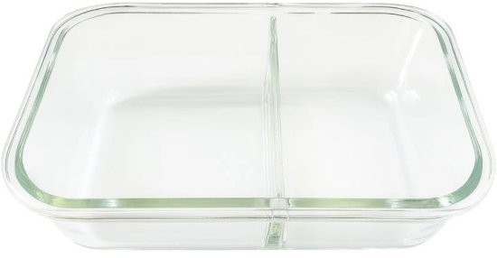 קופסת זכוכית מלבנית מחולקת 980 מ"ל – UNIQOOK