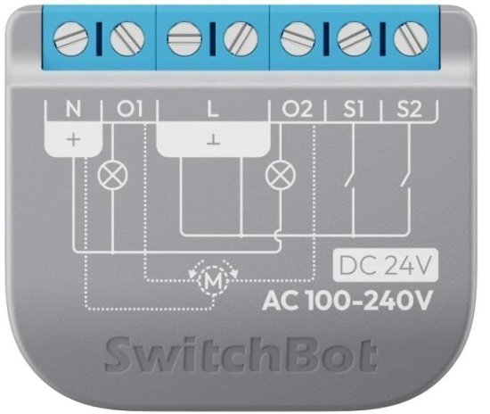מתג ממסר חכם כפול עם ניטור צריכת חשמל SwitchBot Relay Switch 2PM