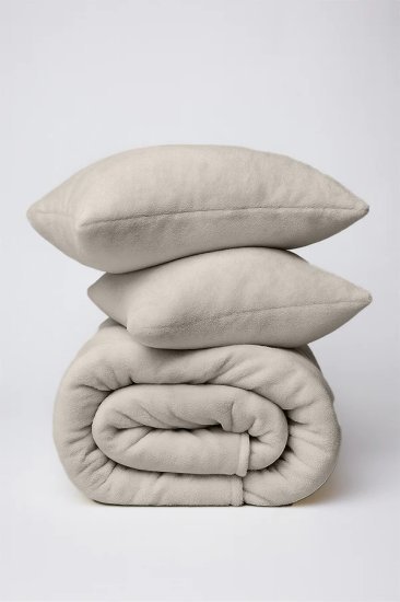 סט מצעים למיטה זוגית 180x200 ס"מ קולקציית קורל פליז מבית Arige Gad – אופוויט