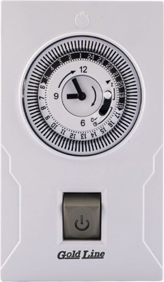 שעון שבת טיימר תחת הטיח עם מחוגים לדוד דגם MPS05 מבית Gold Line