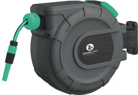 גלגלת השקיה אוטומטית ''1 / 2 Spark Pro - צינור 30 מטר