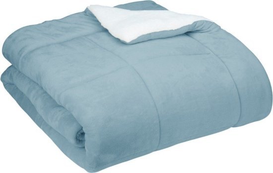 שמיכת חורף יחיד מיקרופלנל 150x200 ס"מ דגם מורנו מבית Homestyle – טורקיז