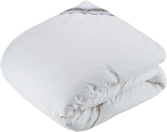 שמיכת פוך פלומה 100% כותנה 150x200 ס"מ דגם ויקטורי מבית Homestyle – לבן