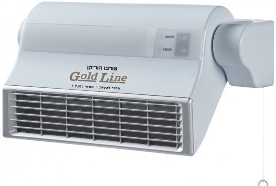 מפזר חום לאמבטיה טורבו הוריקן CLASSIC Gold Line ATL-138C