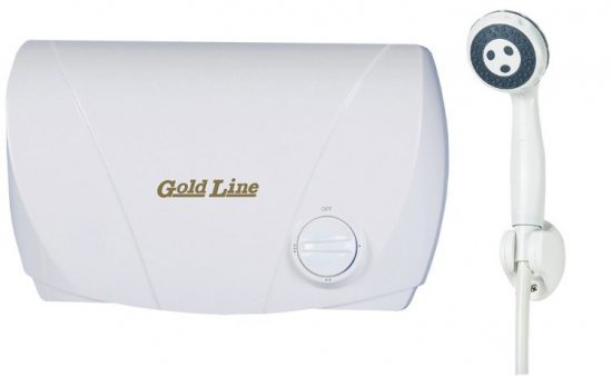 מחמם מים מיידי למקלחת + שפורפרת Gold Line ATL-5500