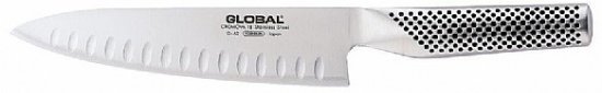 סכין שף חריצים 7 אינטש / 18 ס"מ – Global G78