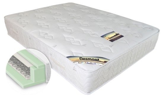 מזרן זוגי קפיצים אורתופדי דגם Desmont מבית Bradex בגודל 160x200 ס''מ
