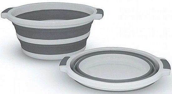 גיגית עגולה מתכווצת 22 ליטר Bpatent - אפור