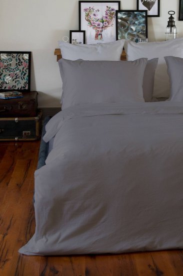 ציפת יחיד ג'רסי Jersey בגודל 150X200 מבית Vardinon - אפור כהה