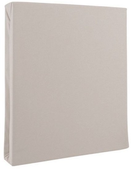 סדין ג'רסי 100% כותנה למיטה בגודל 160x200 ס''מ מבית Vardinon - צבע קרם