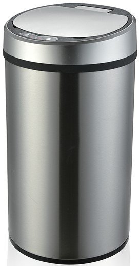 פח אשפה אוטומטי נטען עם חיישן 8 ליטר Bpatent - צבע כסוף