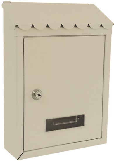 תיבת דואר יהלום צבע שמנת מבית זרועות שיח