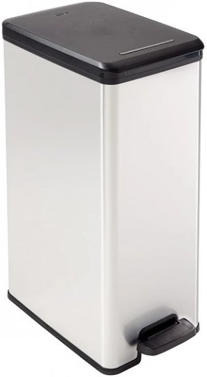 פח דוושה 40 ליטר דקו תוצרת כתר - כסוף