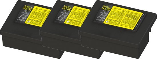 מארז 3 תיבות האכלה להדברת עכברים Small House