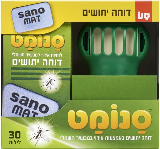 סנו סנומט לדחיית יתושים מכשיר + מילוי ל-30 לילות