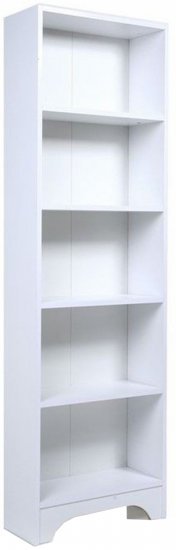 כוננית ספריה מעוצבת 180X57X23 דגם Lozan מבית Tudo Design - צבע לבן