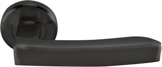 ידית דלת פנים דגם אתונה + זוג רוזטות תפוס-פנוי מבית Yale - צבע שחור