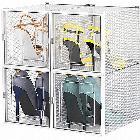 סט 4 קופסאות אחסון לנעלי עקב מבית Bpatent