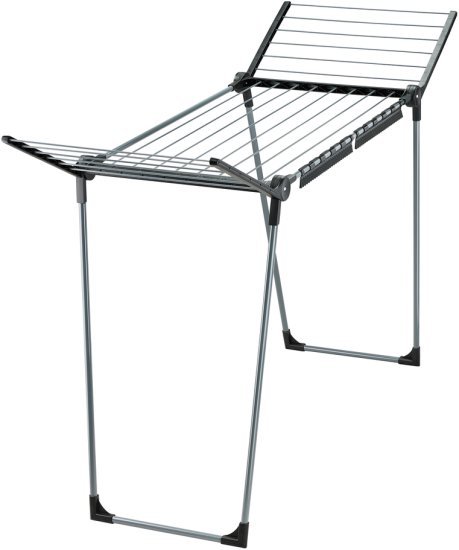 מתקן ייבוש כביסה יהלום שחור Pegasus 150 Solid Slim מבית Leifheit