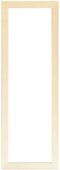 מראת תליה דגם אמי גדול 110x50 בעלת מסגרת בגוון שמנת - Star Shop