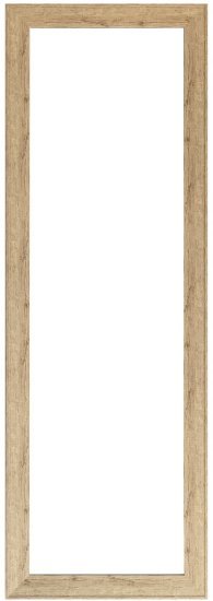 מראת תליה דגם אמי 140X40 ס''מ בעלת מסגרת בגוון בוק טקסטורה - Star Shop