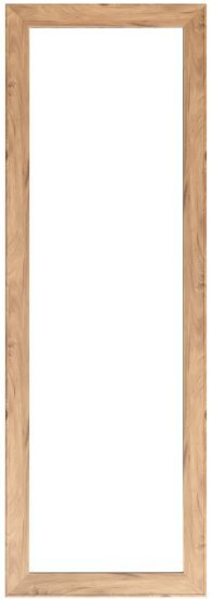 מראת תליה דגם אמי 110X40 ס''מ בעלת מסגרת בגוון בוק עיניים - Star Shop