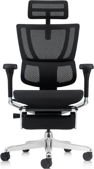 כיסא משרד רשת Comfort Mirus Pro מבית Keisar - צבע שחור