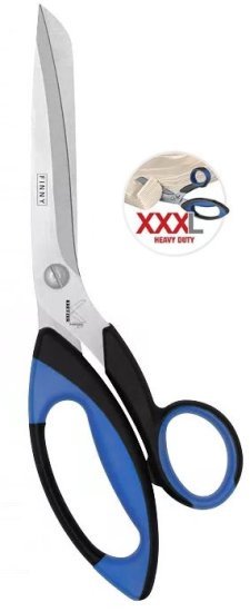 מספריים תעשייתיים 25 ס''מ דגם Finny Xxxl מבית Kretzer Solingen - צבע כחול / שחור