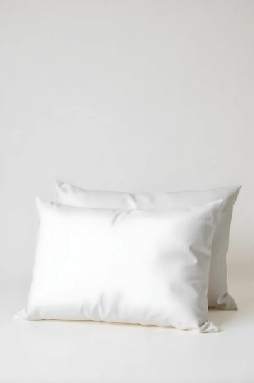 זוג ציפיות לכרית 100% כותנה 50x70 ס''מ קולקציית Ekko Cotton מבית Arige Gad - צבע לבן