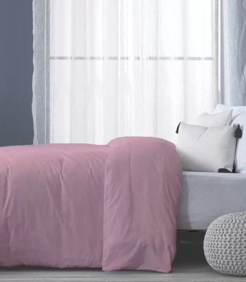 ציפה לשמיכת יחיד ג'רסי 100% כותנה 150x200 ס''מ מבית Homestyle - ורוד